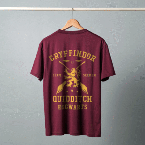 "Gryffindor" Round Neck Oversized T-shirt