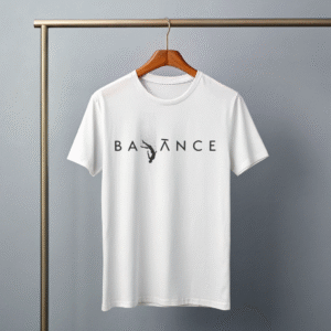 "Balance" Round Neck Regular T-Shirt