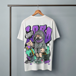 "Bang" Round Neck Oversized T-shirt